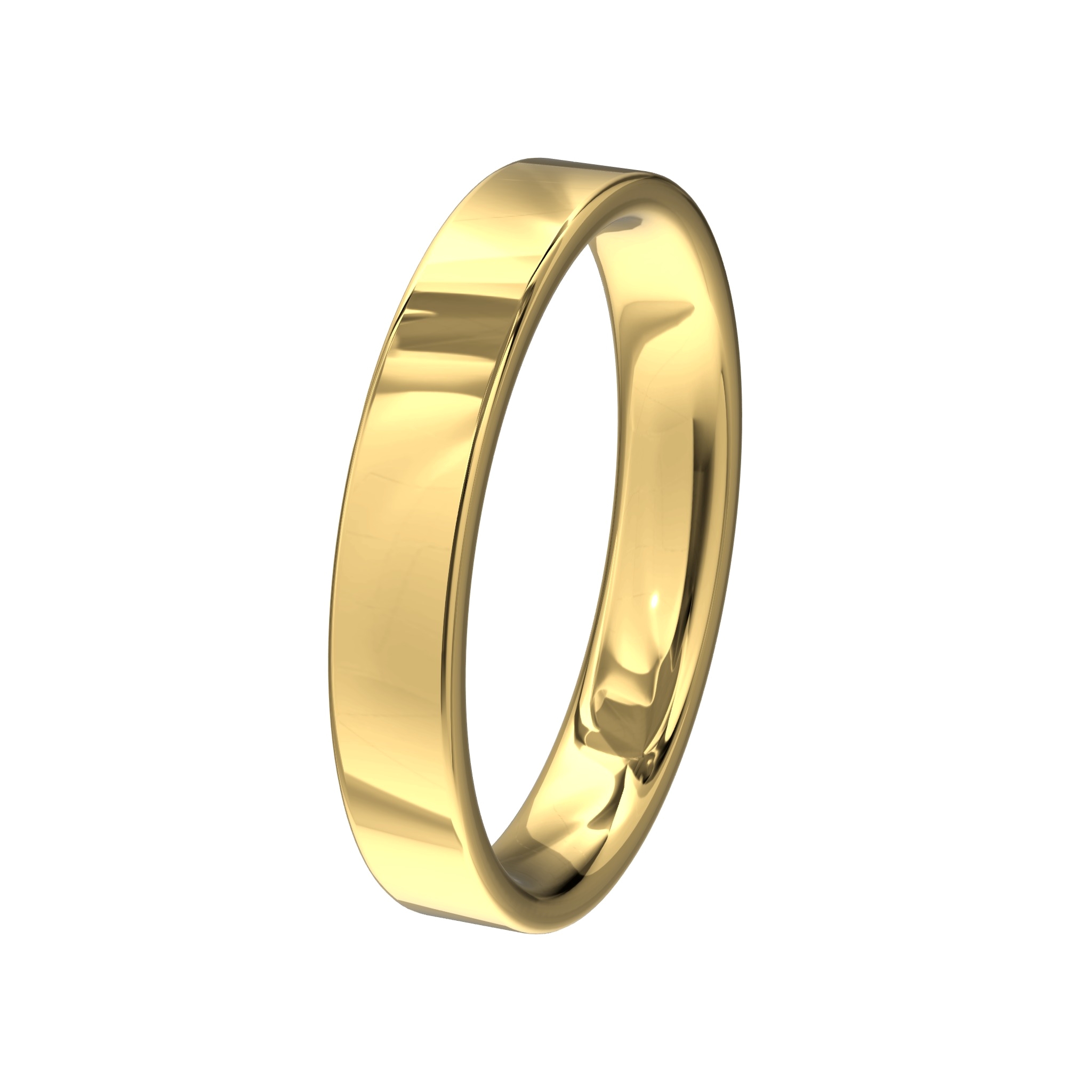 Model 6: Buitenkant vlak, binnenkant flauwbol met rechte zijkanten