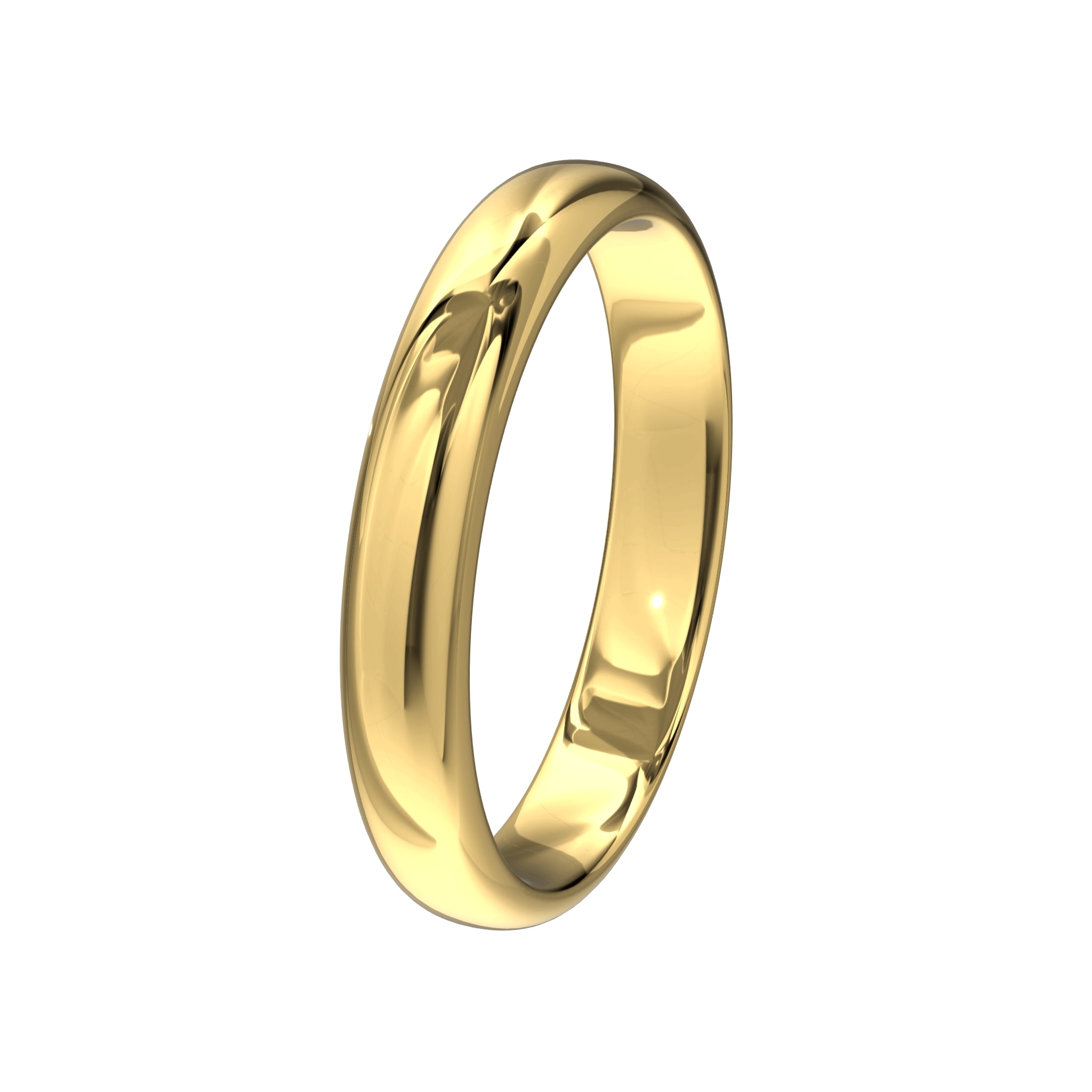 Model 9: Buitenkant bol, binnenkant flauwbol met ronde zijkanten